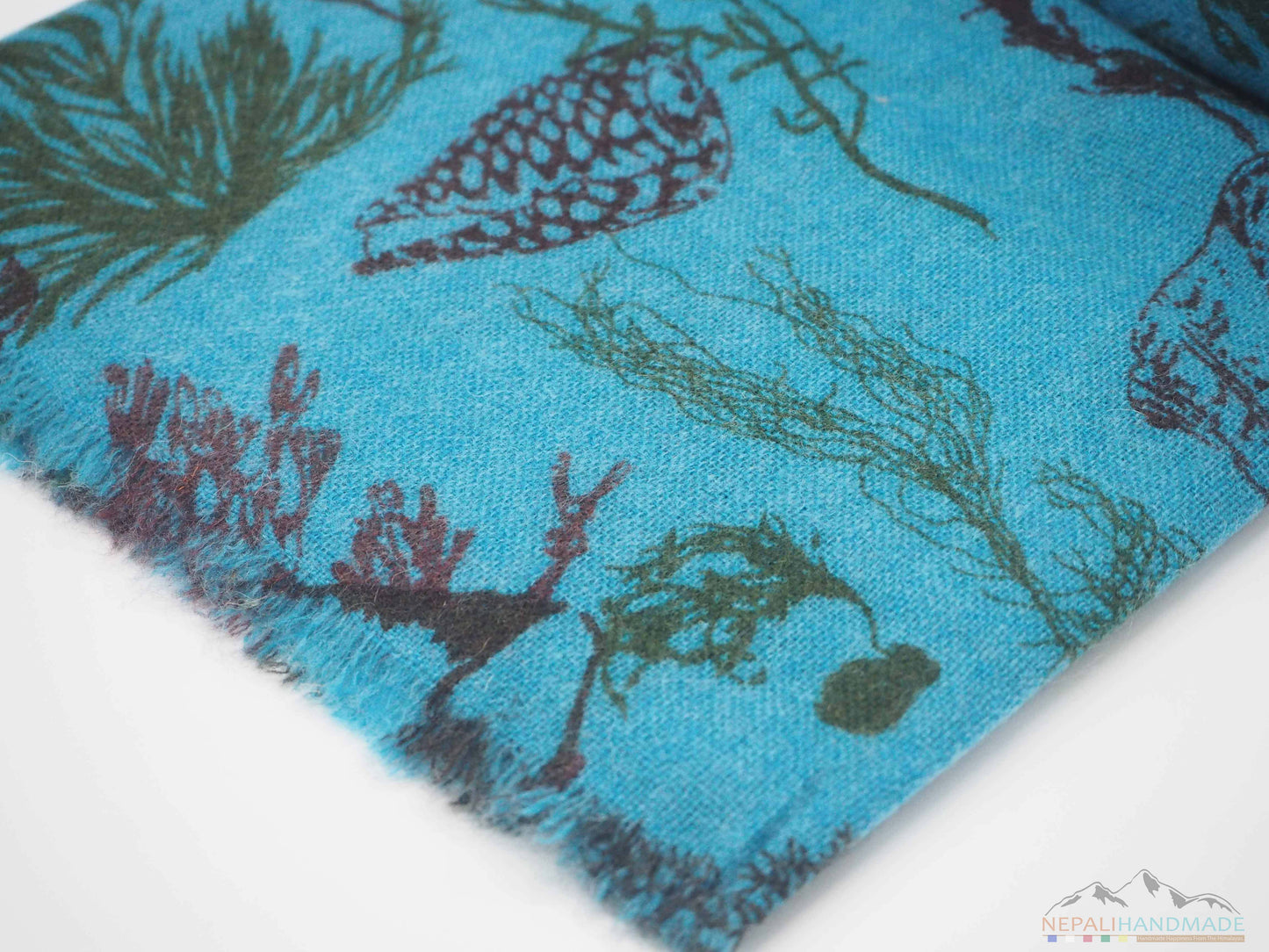 100% Cashmere Under Ocean Shawl/Scarf