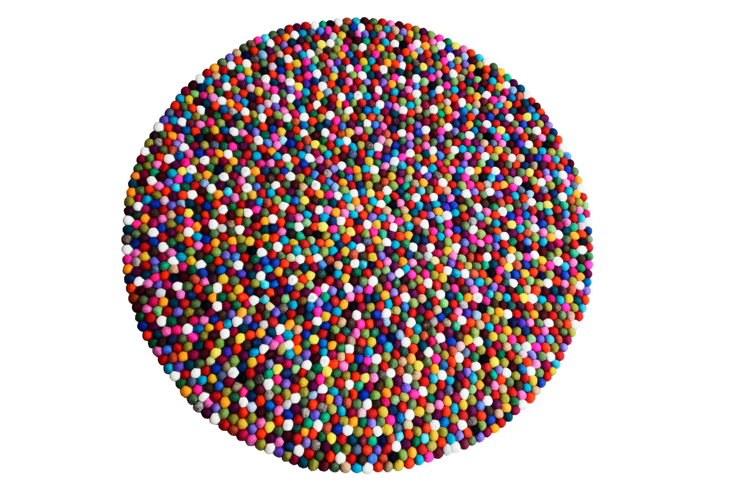 Round Felt Ball Rugs