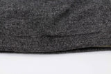 Double Sided White And Dark Gray Unisex 100% Cashmere Cap