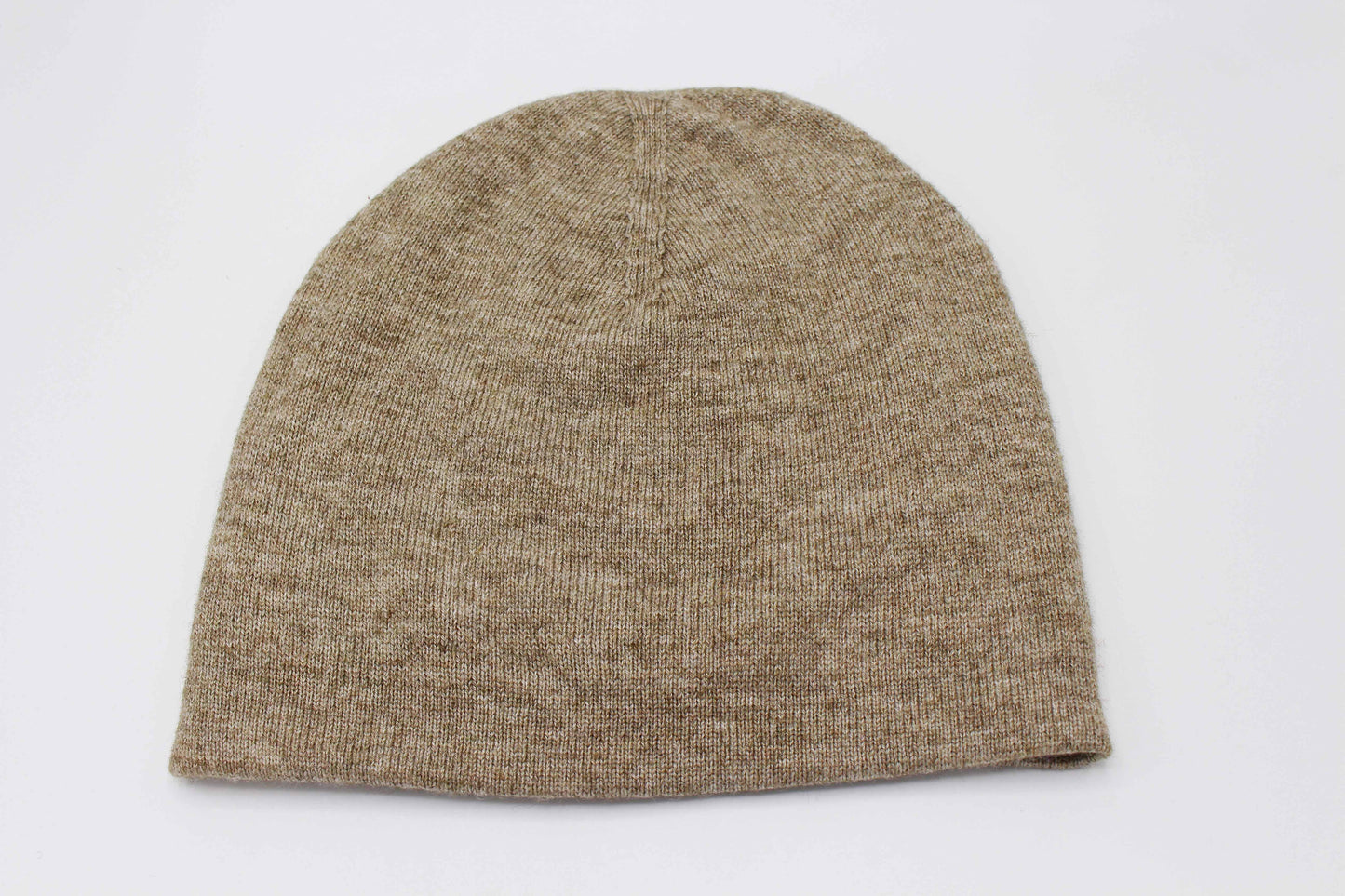 Double Sided Blurrywood  Brown And Gray 100% Cashmere Cap/Beanie