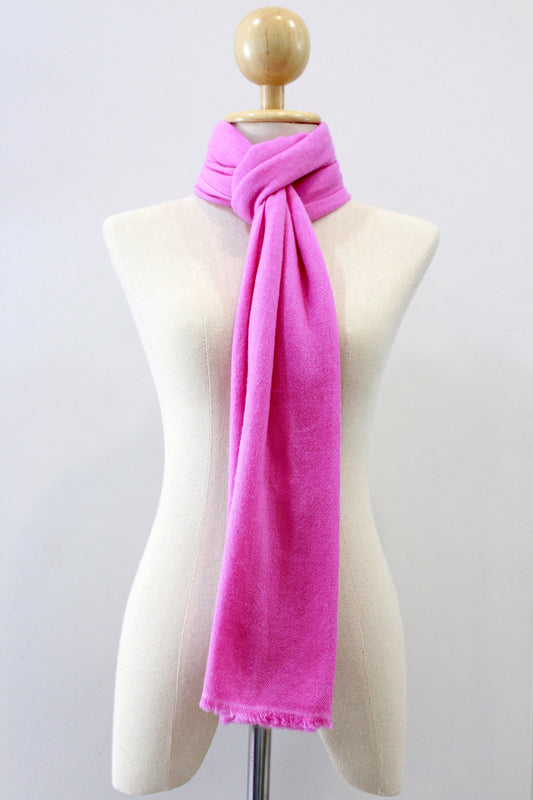 100% Cashmere Hot Pink Pashmina Handmade Shawl/Scarf