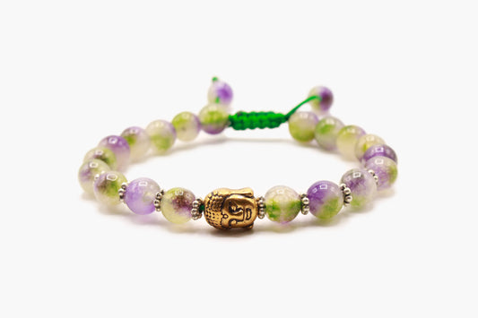 Jade Stone Buddha Face Bracelet