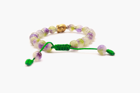 Jade Stone Buddha Face Bracelet