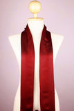Blood Red Pure Silk Scarf