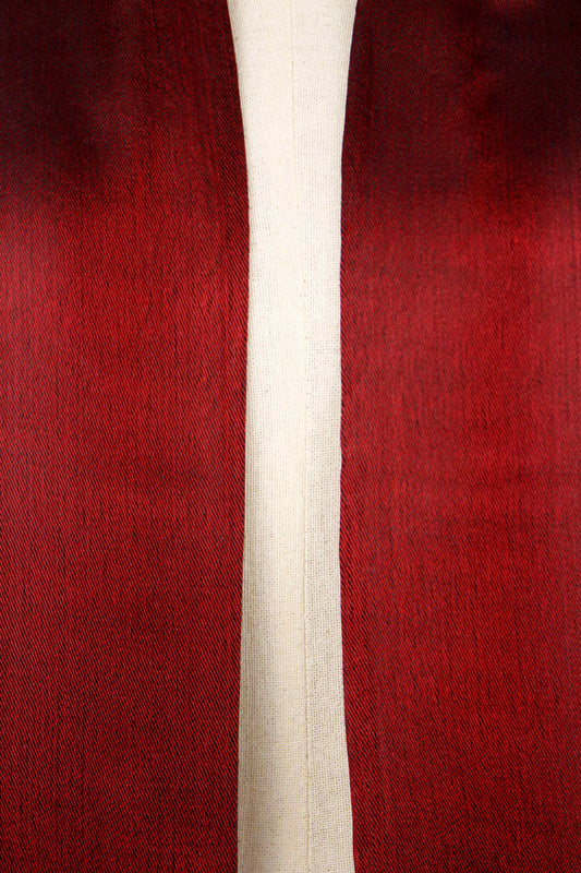 Blood Red Pure Silk Scarf