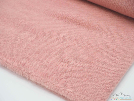 100% CASHMERE PINK PASHMINA SHAWL/SCARF