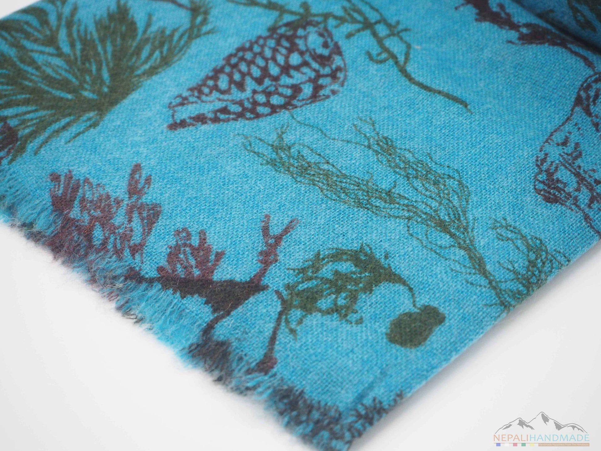 100% Cashmere Under Ocean Shawl/Scarf